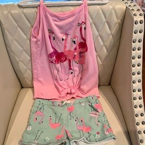 Carter’s Brand Girl Matching Tank Top and Short Set